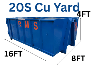 20 Yard Short Dumpster